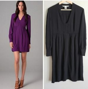 Diane Von Furstenberg V-Neck Black Dress